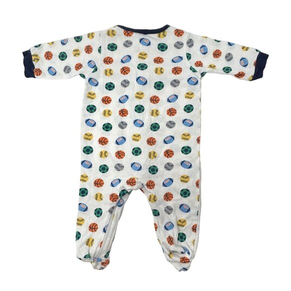 Baby Boy's - 3 Sleepers  in Navy & White with Colorful Designs - Size 0-3 Month - Picture 3 of 9